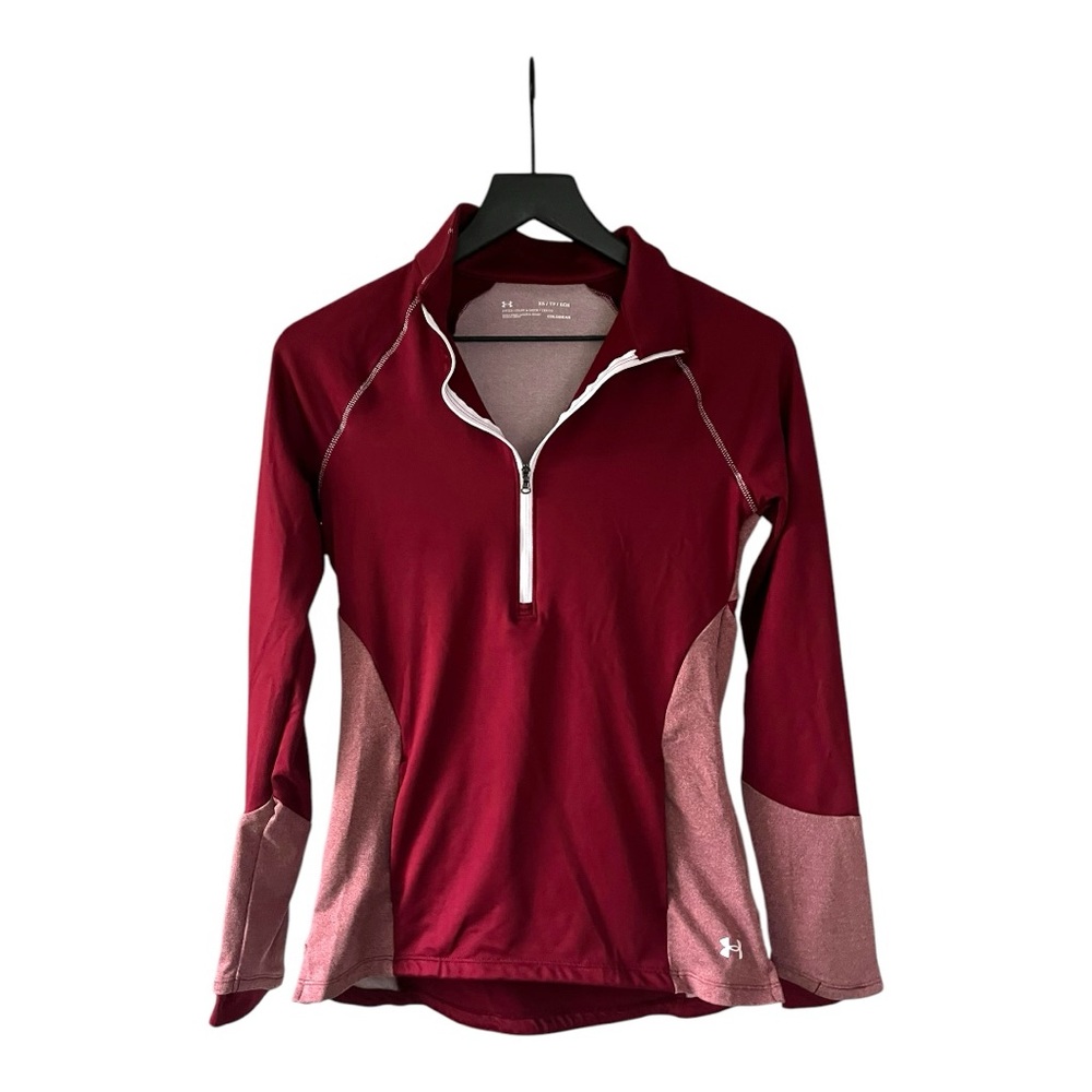 Under Armour fitted cold gear quarter zip top